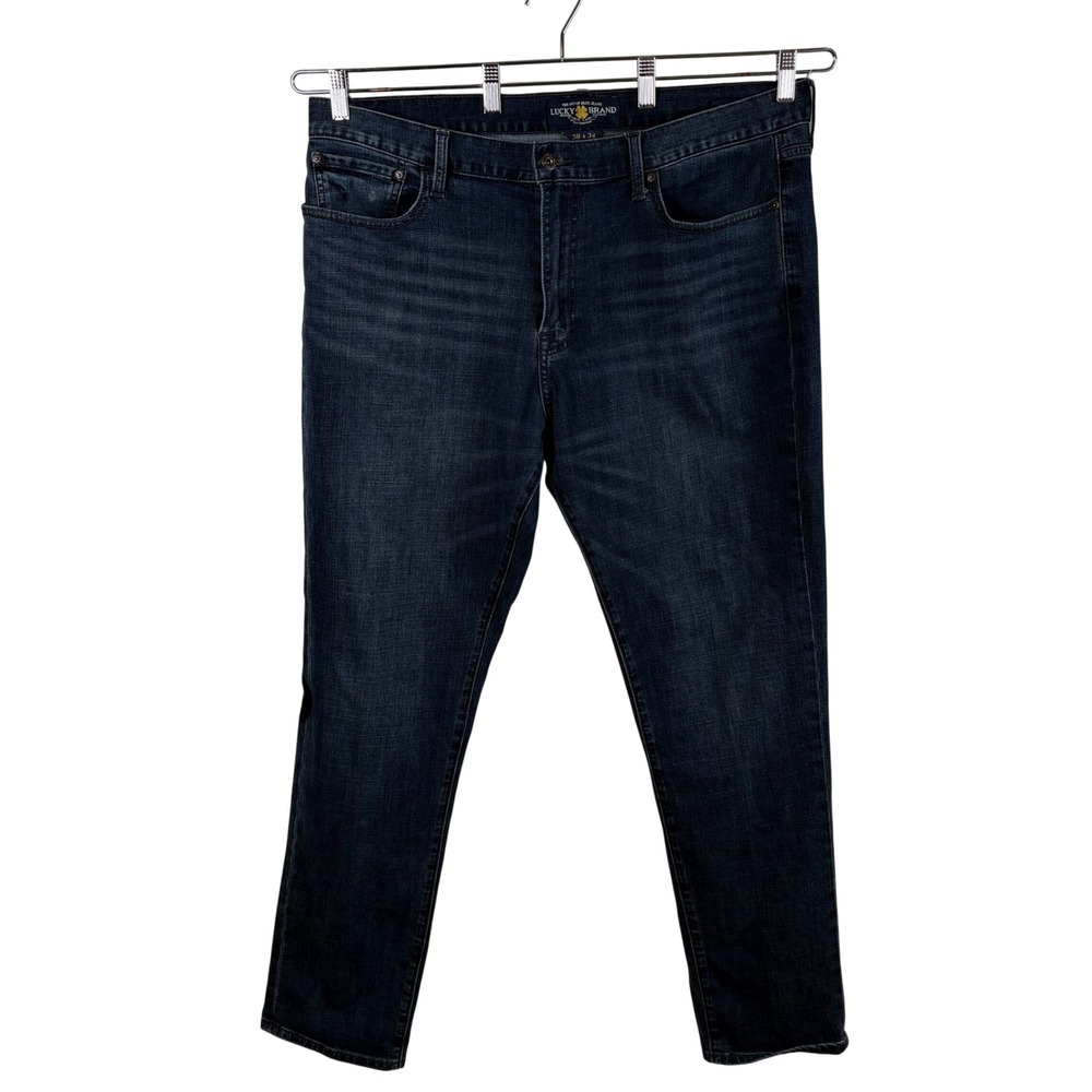 Lucky Brand‎ 410 Athletic Fit Jeans Mens 38x34 Dark Wash Indigo Denim Workwear